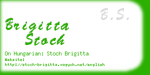 brigitta stoch business card